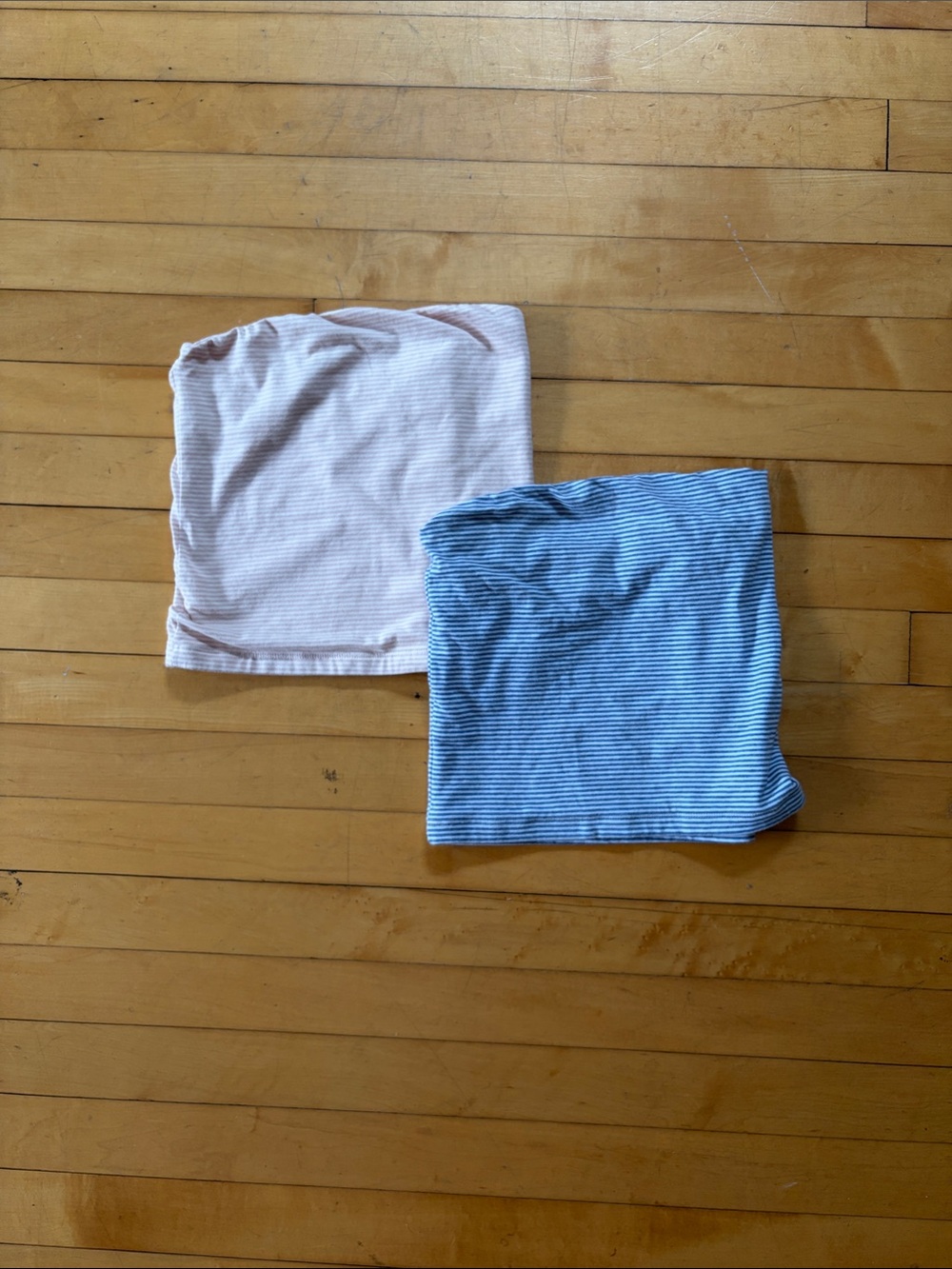 Brandy Melville Pink and Blue Striped Tube Tops